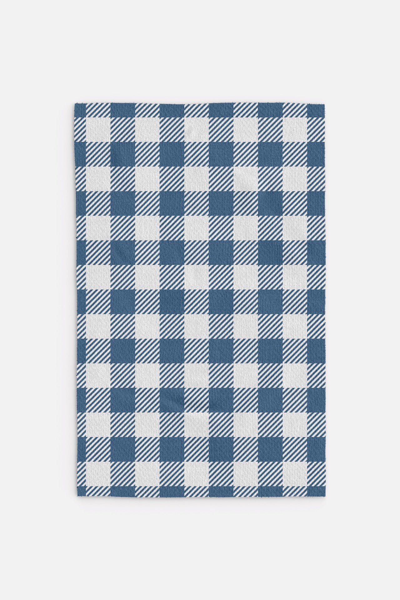 Checkered Hand Towel - Blue